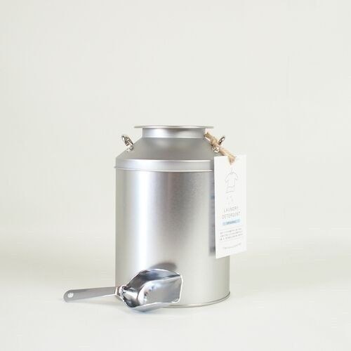 【とみおかクリーニング】オリジナル 洗濯洗剤 ミルク缶入り800g 写真2